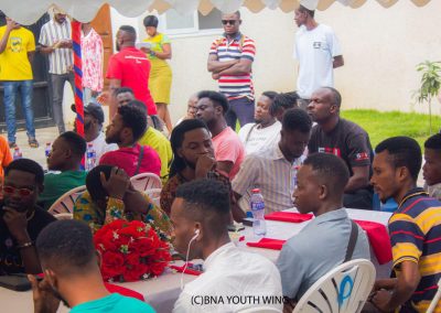 Sylvester Tetteh, MP For Bortianor Ngleshie Amanfro Constituency Held A Meeting With Professional Barbers in His Constituency