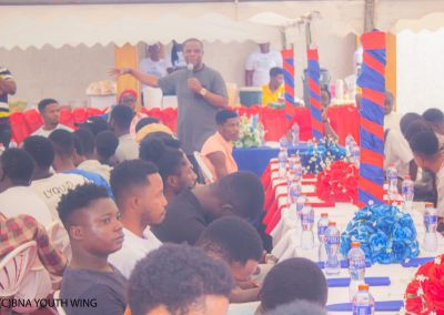 Sylvester Tetteh, MP For Bortianor Ngleshie Amanfro Constituency Held A Meeting With Professional Barbers in His Constituency