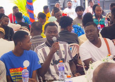 Sylvester Tetteh, MP For Bortianor Ngleshie Amanfro Constituency Held A Meeting With Professional Barbers in His Constituency